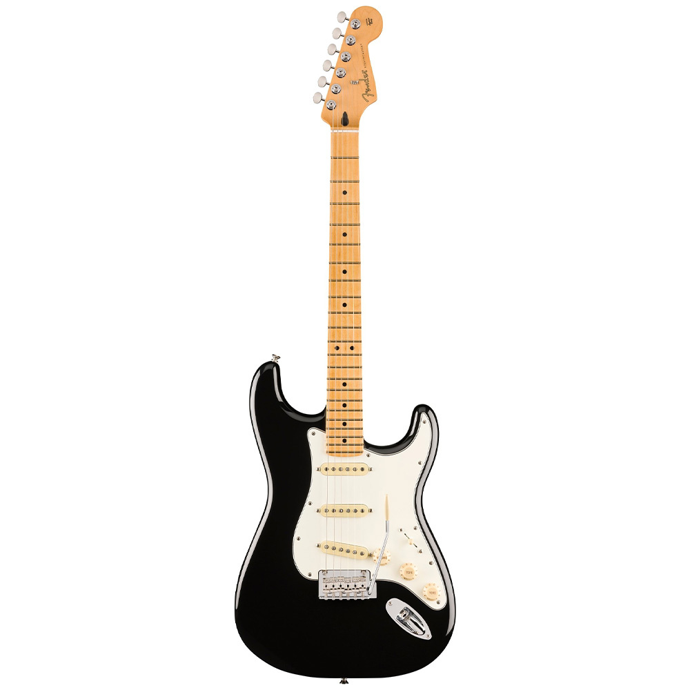 ギター Fender Player Stratocaster Fender Player II Stratocaster Akçaağaç Klavye Black Elektro Gitar